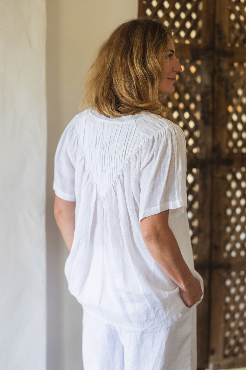 Muslin Fabric Applied - Back