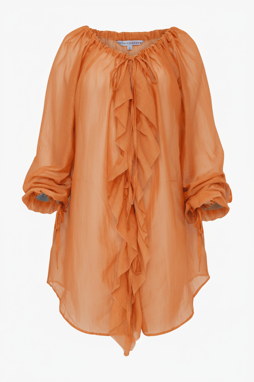 Casablanca Blouse in Orange