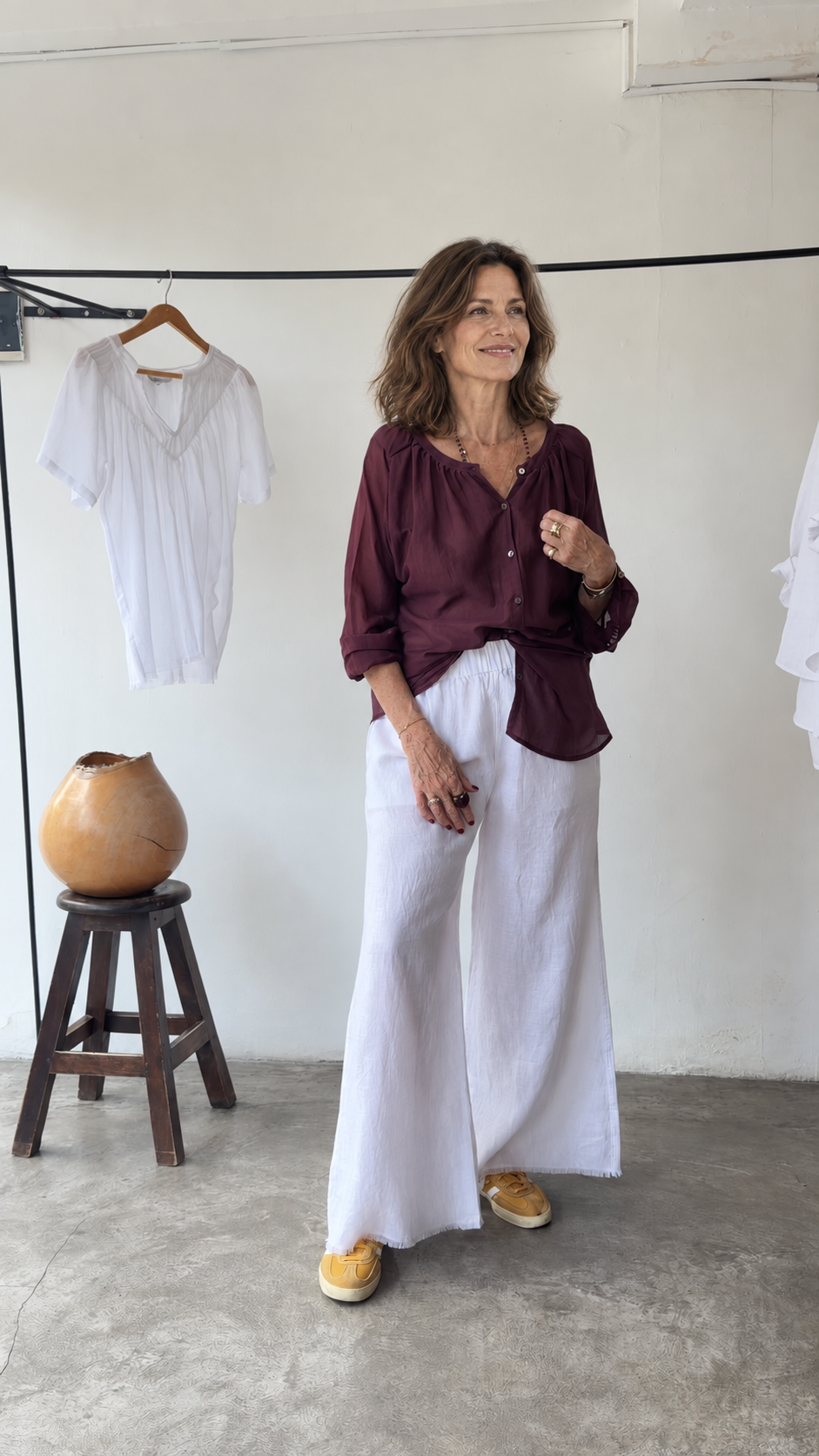 Gray Indian Summer Blouse