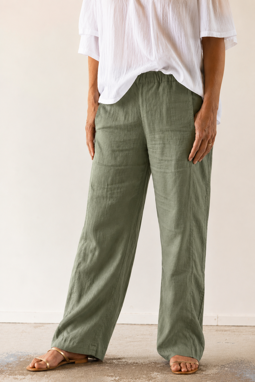 Antique White The Jenn Pant
