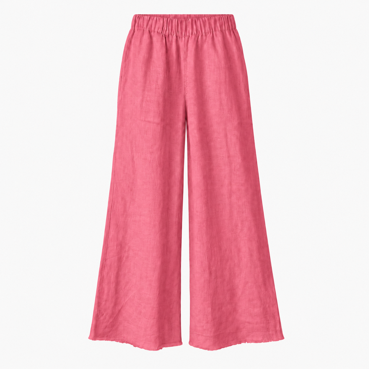 White Smoke Lazy Linens Frayed Hem Jewel Edit