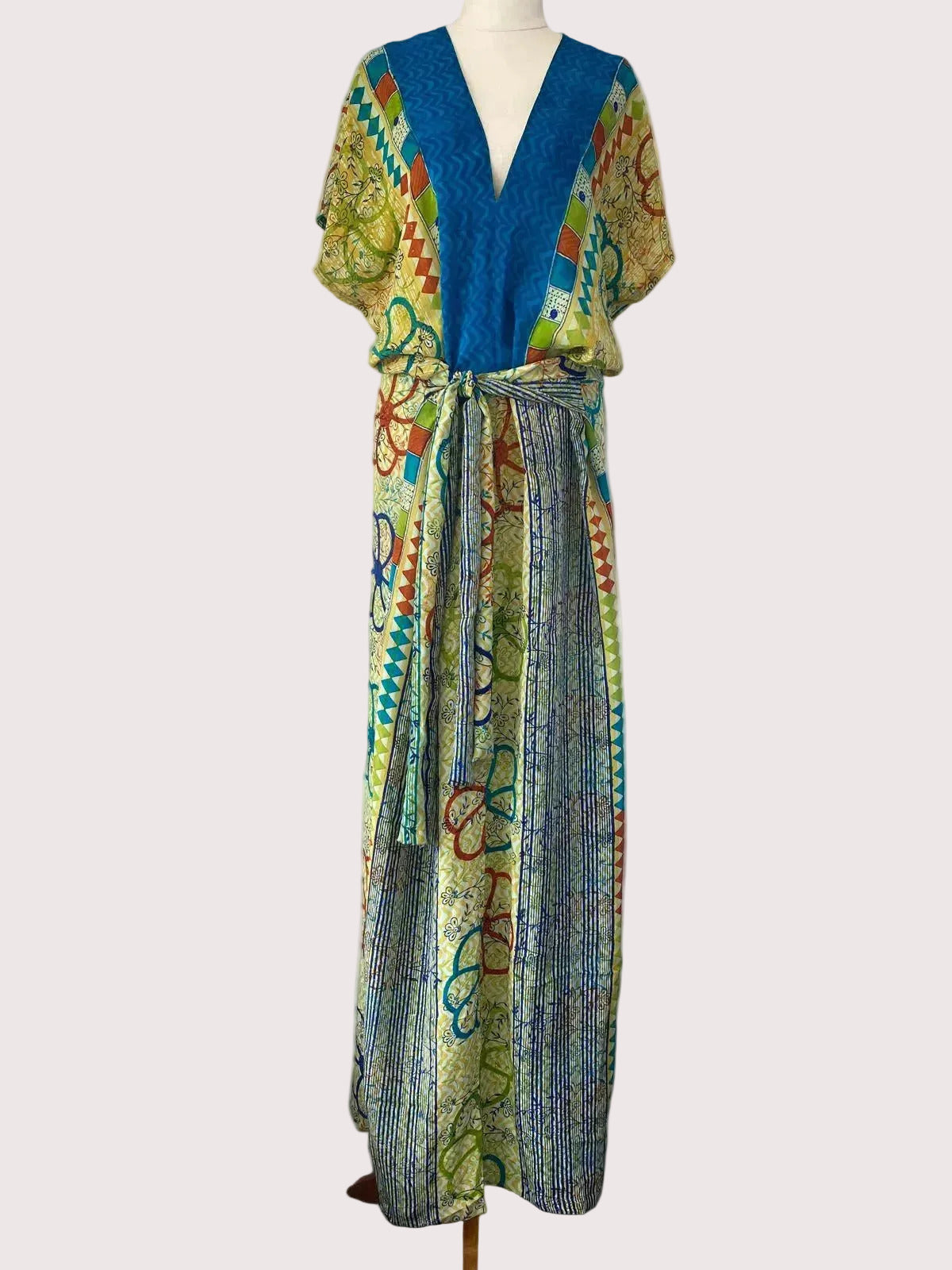 Vintage silk crepe maxi dress by The Tailor & his Lover