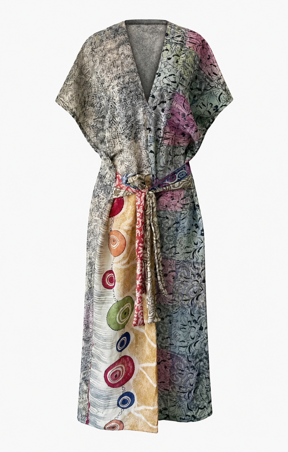 White Smoke MamaMia Vintage Silk Dress Size Small