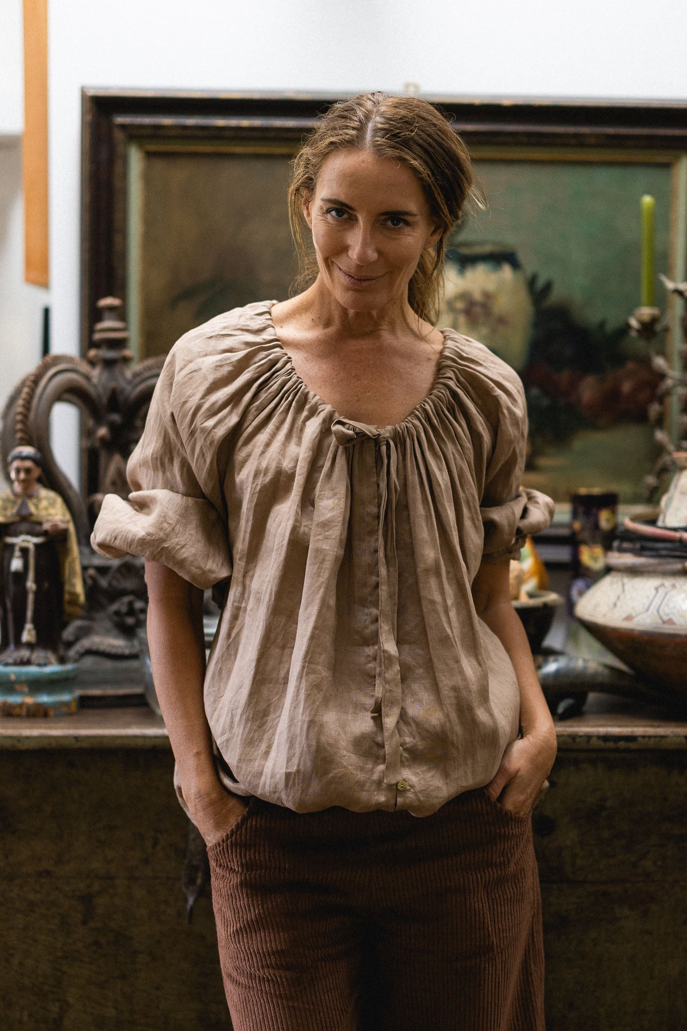 She's more Tied latte Linen worn around other way by The Tailor & his Lover