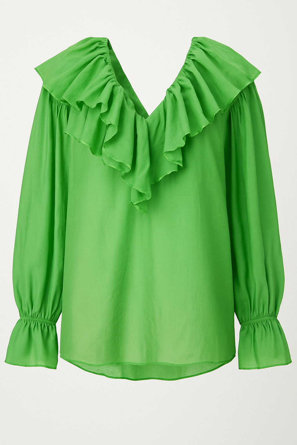 Mannequin FJ Ruffle Apple Green - CottonSilk