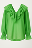 Mannequin FJ Ruffle Apple Green - CottonSilk