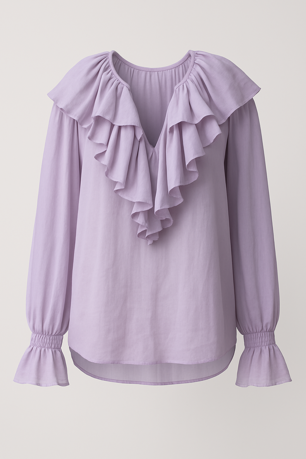 Mannequin FJ Ruffle-Lilac-CottonSilk