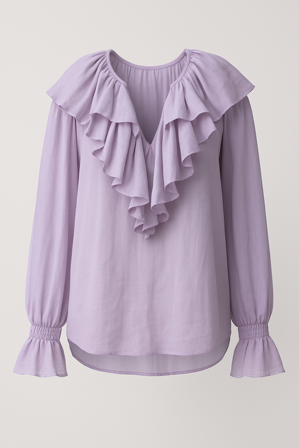 Mannequin FJ Ruffle-Lilac-CottonSilk